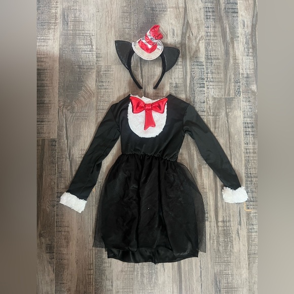 Dr. Seuss The Cat in the Hat Costume for Toddler Girls - Picture 3 of 4